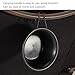 RiToEasysports Camping Bowls, 310ml Portable Stainless Steel Bowl with Anti Stick Coating and Hanging Handle, for Outdoor Camping and Picnics