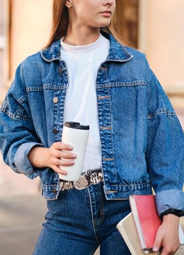 TeeYee Women Basic Waist Belt Chic Snake Pattern Pin Buckle Waist Bands3