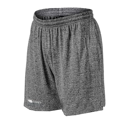 Bermudas Masculinas Dry Fit Plus Size para Academia e Treino (Cinza, G3)