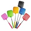 6 stuks Vliegenmepper, Kunststof Vliegenmepper, Plastic Muggenracket, Gebruikt in Kuizen, Kantoren, Keukens en Andere…
