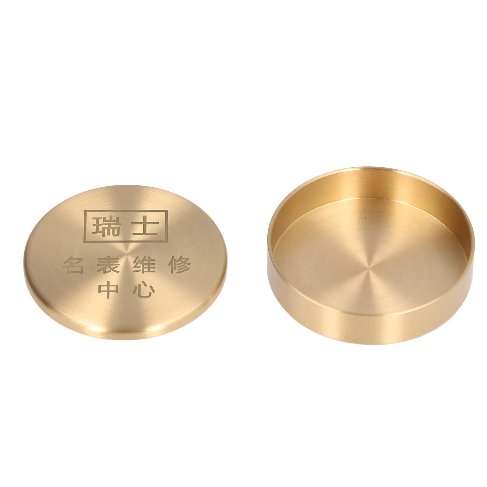 Olla de lavado de aceite para relojes de latón, frasco de limpieza para movimientos de reloj con excelente hermeticidad, olla portátil para la limpieza con aceite, ideal para
