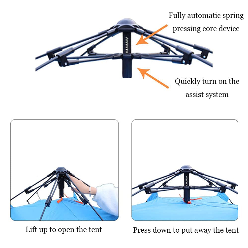Tende Apertura Automatica Pop-up di 2-3 Persone da Campeggio Esterno per Zaino Leggero Zaino Sun Shade Shelter Beach
