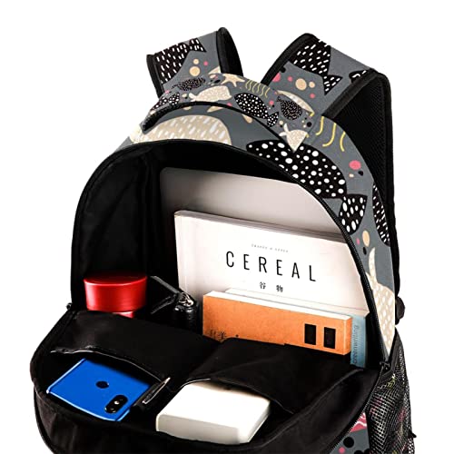 Sac à dos de voyage citrouille Medium avec porte-bouteille pour campus et loisirs - 4