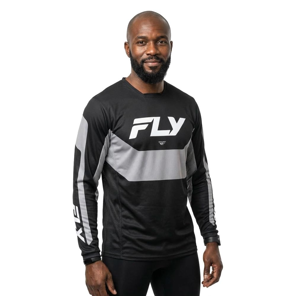 Fly Racing Kinetic - Maglia da motocross, resistente