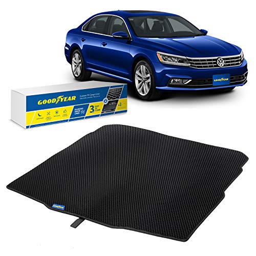 Goodyear Tapis de Coffre pour Volkswagen Passat 20-21 Tapis Coffre Voiture, Protege Coffre Voiture Noir.