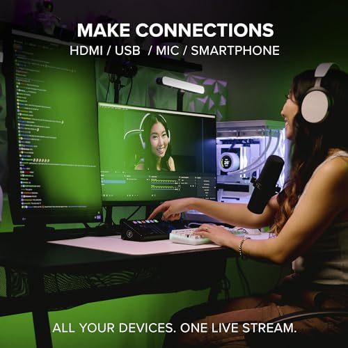 Image of Mackie MainStream Complete Live Streaming and Video Capture Interface With Programmable Control Keys, Matrix Software, HDMI Capture and Thru, USB-C Hub, Bus Powered