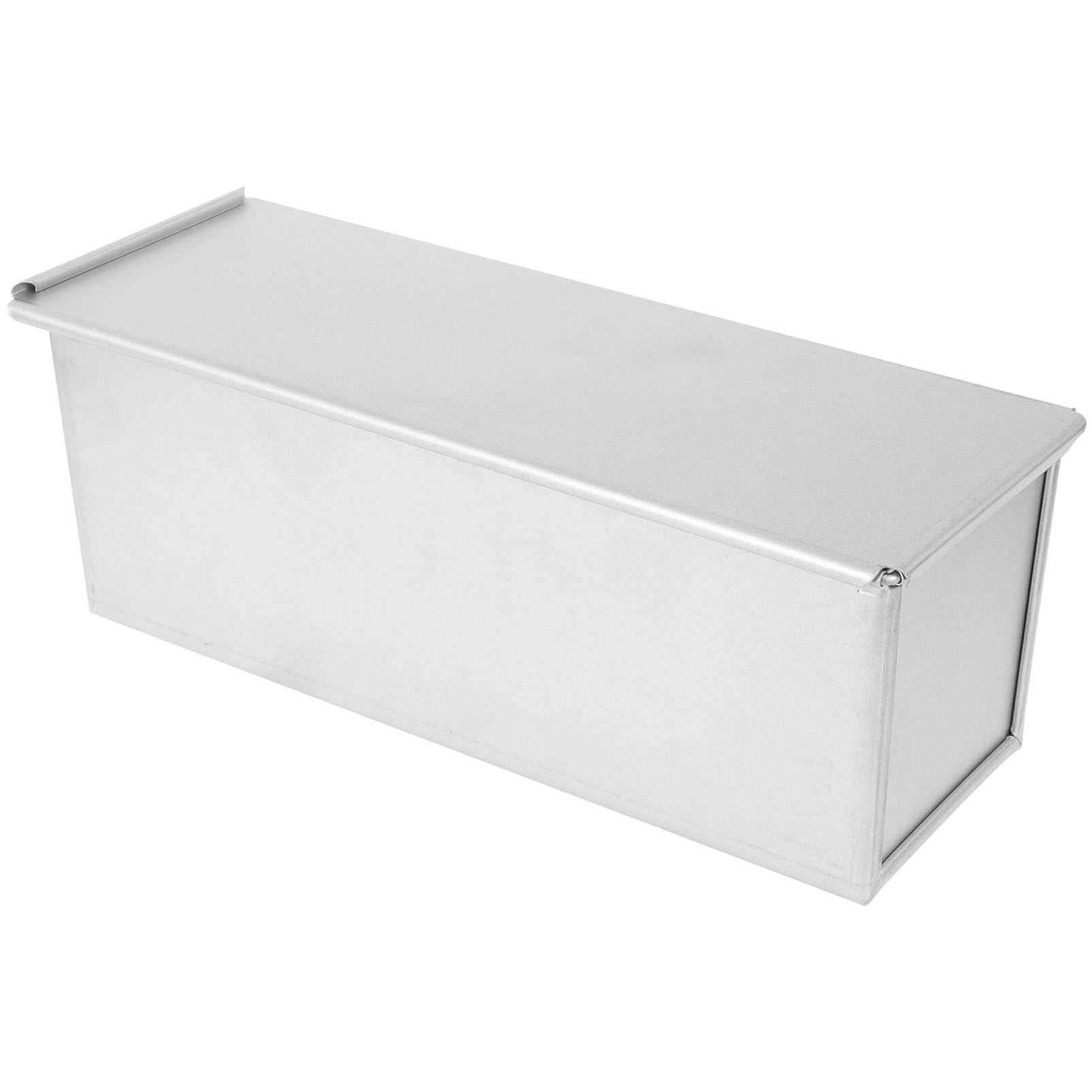 Luxshiny Molde antiadherente para pan con tapa de 12.59 x 4.72 x 4.52 pulgadas, molde de aluminio para hornear tostadas y sándwich, herramienta de panadería en el hogar, cocina