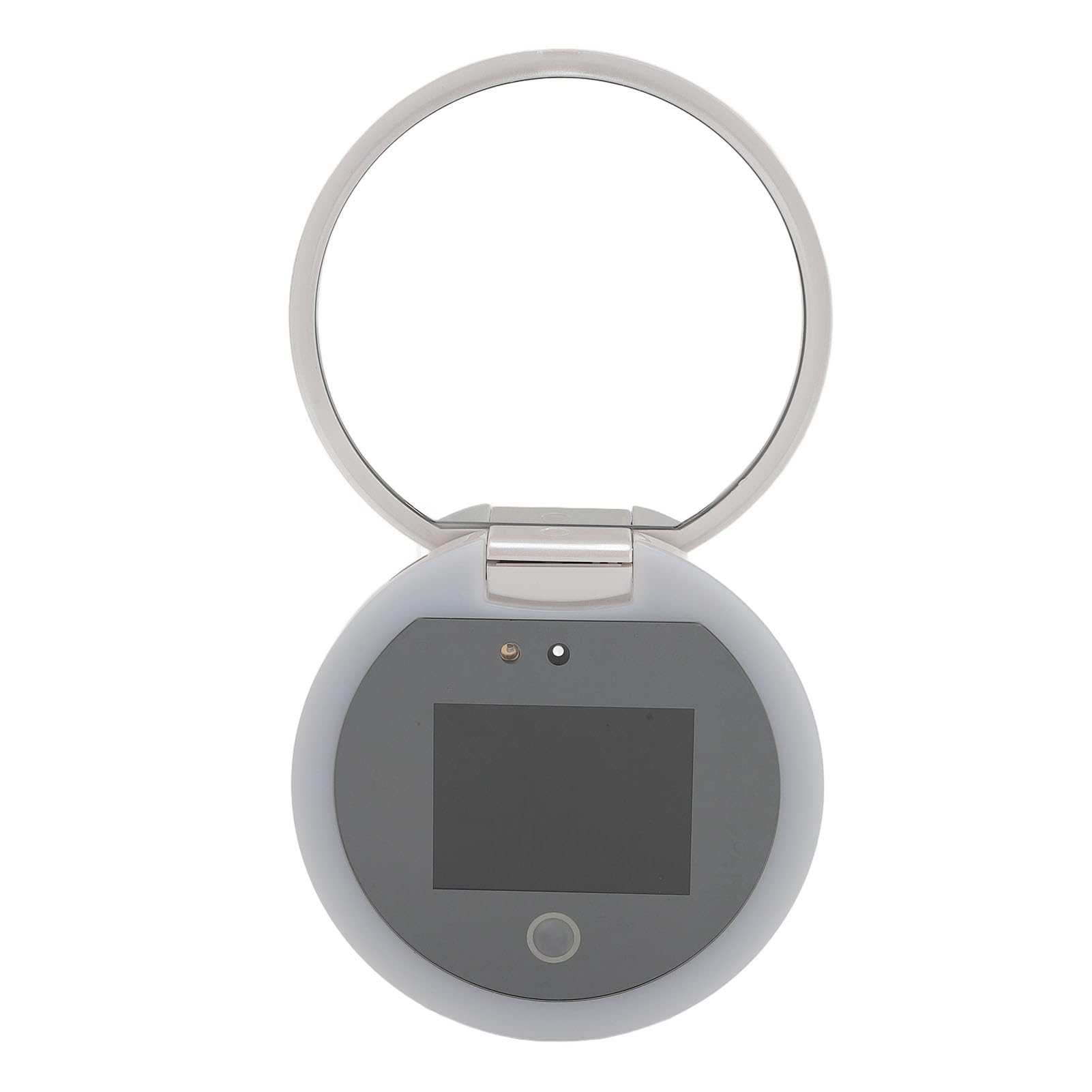 Specchio da viaggio UV con ingrandimento 2X, portatile, a LED, per uso esterno, design compatto ed elegante