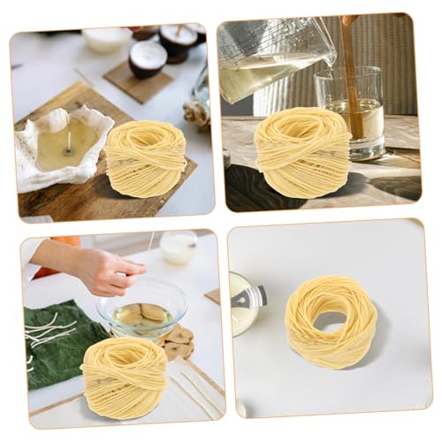 Pabilos trenzados naturales para velas 2mm 2 rollos miniatura 3