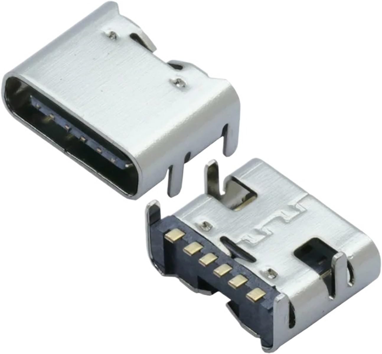 1000pcs/lot USB Type C 6 Pin SMT Socket Connector USB 3.1 Type-C Female Placement SMD DIP for PCB DIY high Current Charging