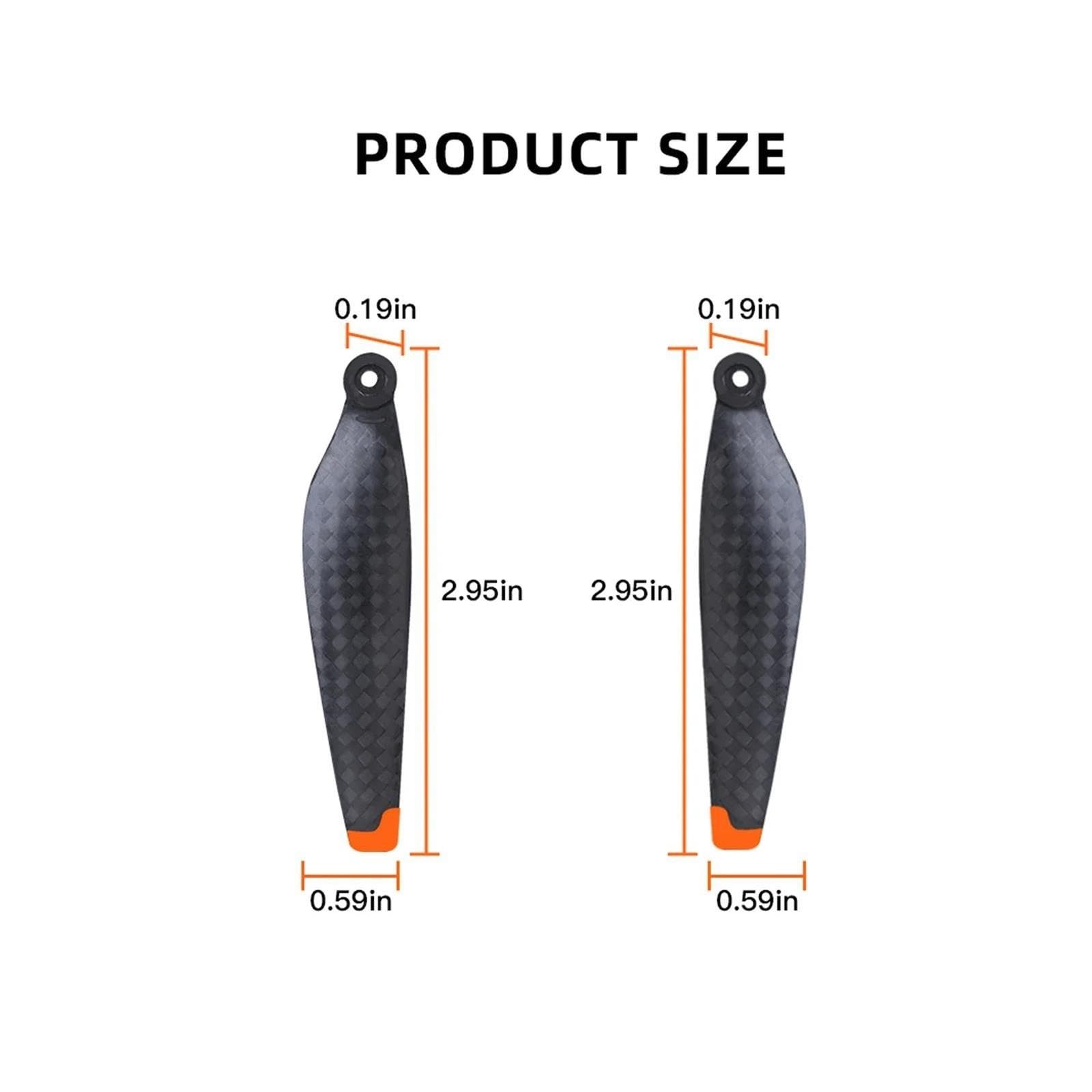 Elica in fibra di carbonio 6030F, compatibile con DJI, Mini 3 Pro | Mini 4 Pro, viti e cacciaviti inclusi, 5g/10g(16pcs)