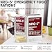 Katadyn NRG-5 Emergency Food Ration 500g Pack of 1 (9 Bars) Ready to Eat 2380 kcal, Vegan, Lactose-Free, GMO-Free | Long-Term Survival, Emergency Preparedness and Outdoor Adventure Food Bar