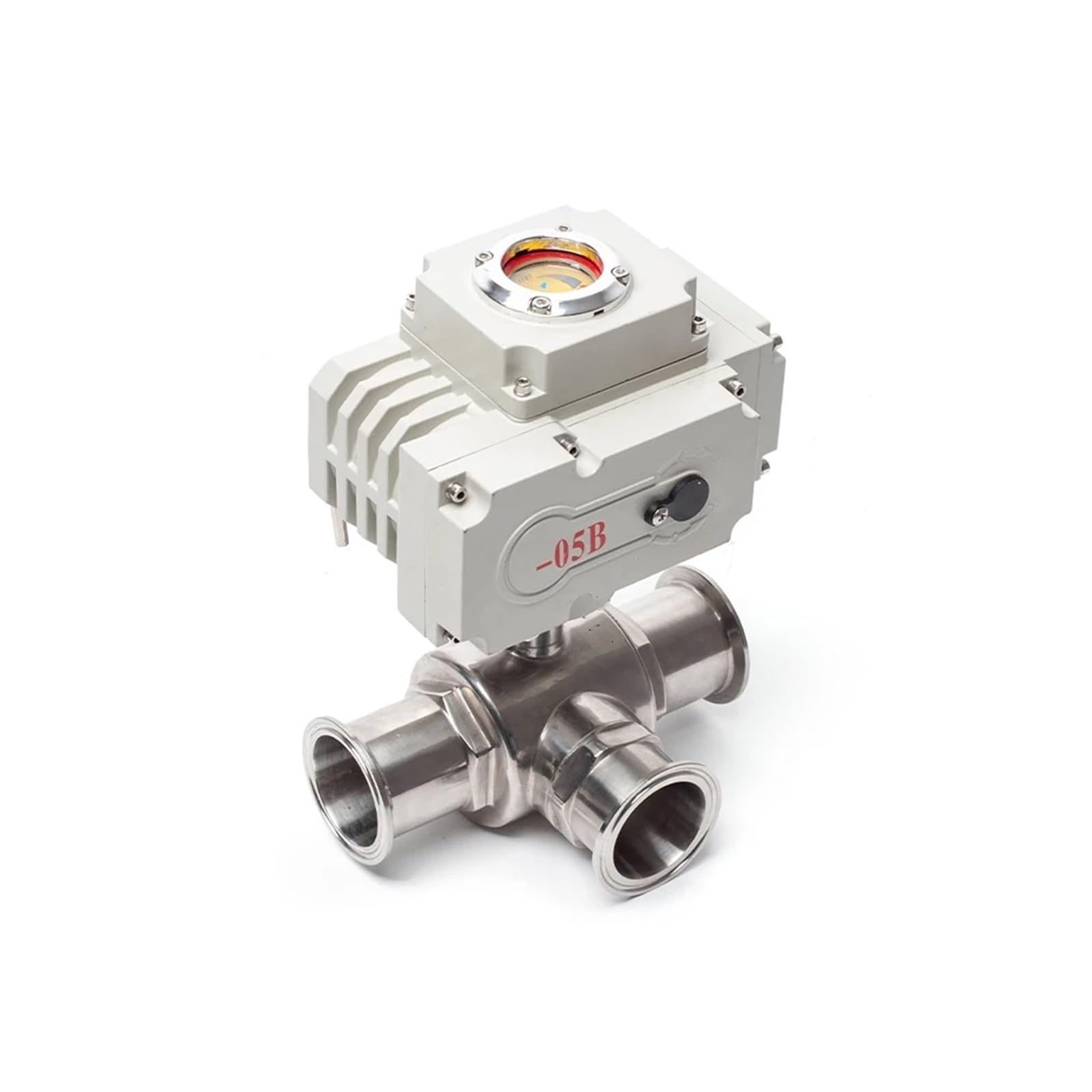 Vanne motorisée 3 voies 51mm en acier inoxydable pour stopper les fuites de pression