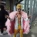 Doflamingo Cosplay Costume for Adult Men Jacket Coat Pants Glasses Halloween Carnival Costumes for Man (Male M)