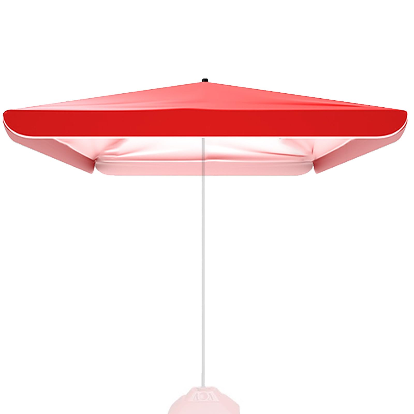 Umbrella Replacement Canopy Fade Resistant Washable Sun Umbrella Replacement Cloth Square Parasol Umbrella Replacement Cover Replacement Parasol Canopy(Red,8.2x8.2ft/2.50x2.50m)