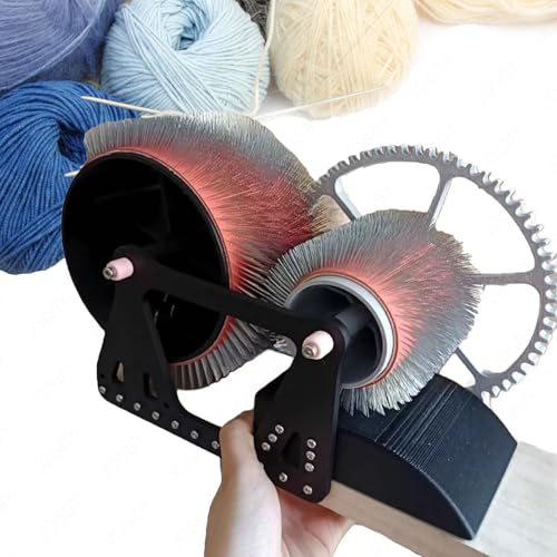 XRSMOU Máquina Manual para Peinar Lana, Herramienta para Hacer Fieltro De Lana, Máquina Mezcladora De Color Rápida Y Versátil, para Entusiastas De Lo Hecho a Mano