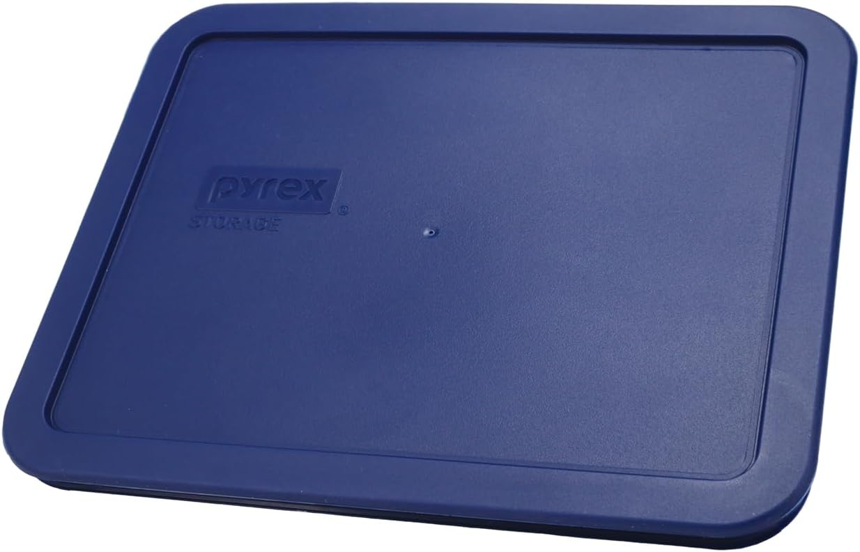 Pyrex Blue Lids - 7202-PC, 7200-PC, 7201-PC, 7402-PC, 7210-PC, 7211-PC (9-Pack) Made in USA