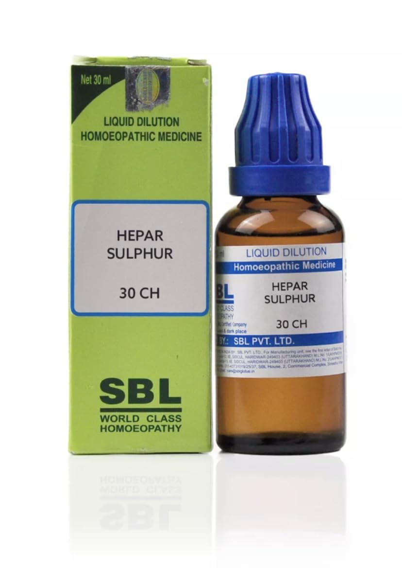 SBL Hepar Sulphur 30CH 30ml (Pack of 3 Bottles)