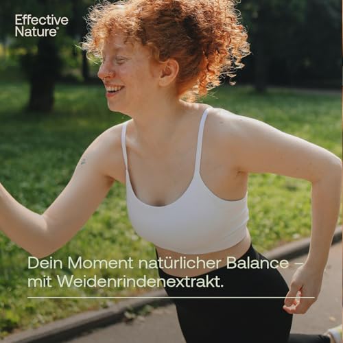 Weidenrinde-Kapseln - 60 Kapseln für 2 Monate - 200 mg Weidenrindenextrakt - Natürlicher Pflanzenextrakt - Mit 50 mg Salicin - 100% natürlich