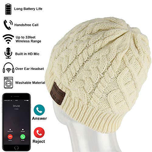 Wireless-Bluetooth-Headphone-Headset-Music-Audio-Winter-Hat-Cap-Hands-Free-Women-Men-Boys-Girls-Outdoor-Sport-Earphone-Earpieces-Warm-White
