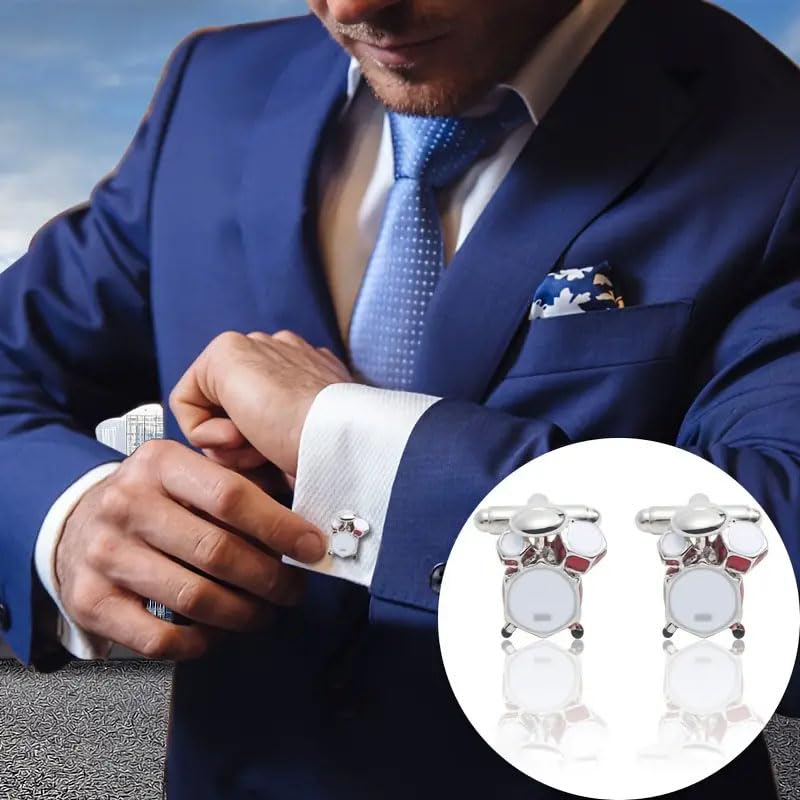 3 pares de mancuernas creativas para hombre en forma de tambor miniatura 3