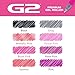 Pilot G2 Premium Gel Roller Pens, Fine Point Gel Pens, Boost Pink Pack, The Colors of Optimism, 8-Pack Pouch, 0.7 mm, Assorted - Ideal for School, Journaling, & Office Writing