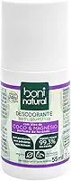 Desodorante Roll-On sem Alumínio, Natural, Vegetal e Vegano, Coco e Magnésio, com Perfume Suave de Lavanda, Boni Natural, 55ml