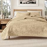 Great Bay Home Lodge Quilt Set - 3-Piece Full/Queen Size Rustic Bedding Set - Lightweight, All-Season, Reversible Bedspread (Bear Mountain Scene)