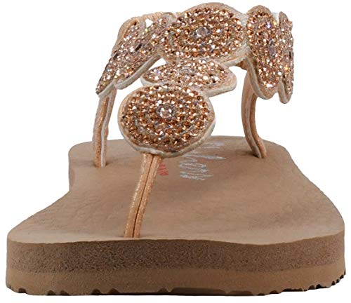 Image of Skechers Women's Meditation - Stars & Sparkle - Circular Rhinestone Slingback Thong