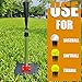 LOMGWAYS Portable Baseball Tee, Adjustable Height 25
