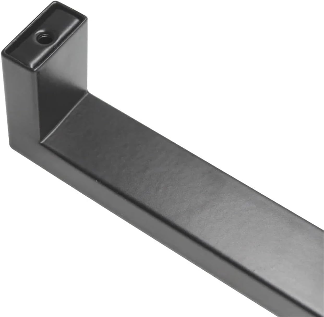 Black Cabinet Handles 10mmx20mm Square Bar Stainless Steel Kitchen Door Knob Furniture Drawer Pulls CC96mm~224mm 1Pcs (Color : 160mm)