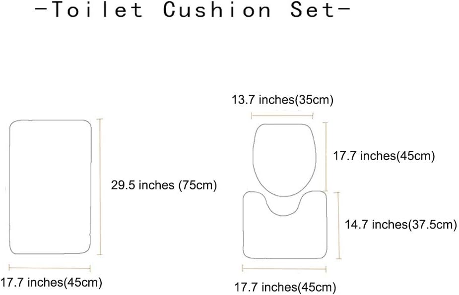 Boyouth4ピースバスルームセット、カラフルな象のパターンのデジタル印刷シャワーカーテン、バスマット、輪郭カーペット、トイレカバ