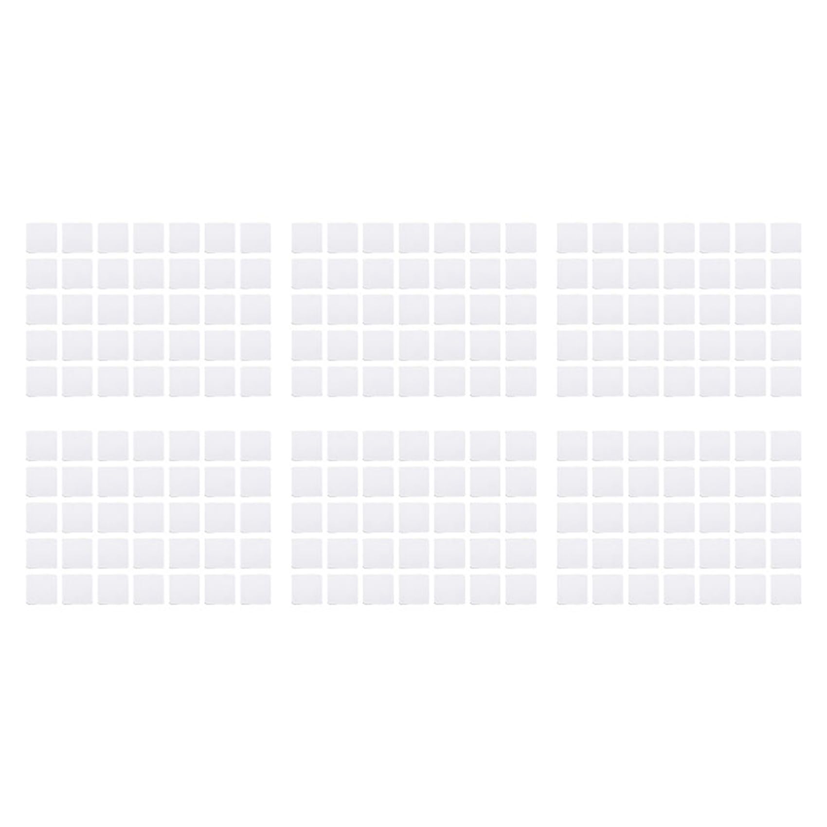 Vjsujehgy 210 Pieces Square Sublimation Coaster Sublimation Blank Cup Mat Blank Rubber Coasters for DIY Home Kitchen Decor