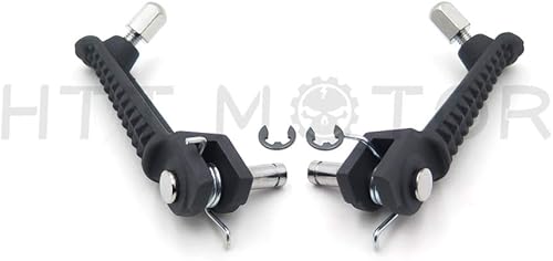 Miniatura 5 de SMT-Reposapiés delantero negro compatible con Yzf-R1 Yzf-R6 Yzf R6 R1 1999-2011 B00RUERFR0