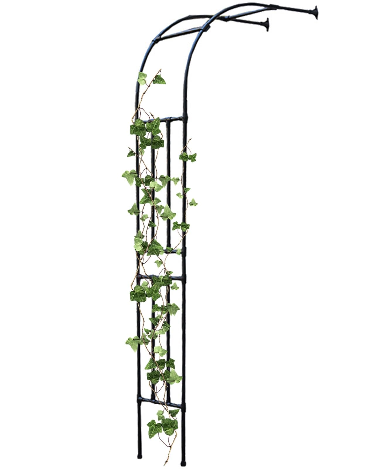 Arche de jardin en métal demi-arche tuteur rosiers et tonnelle plantes grimpantes