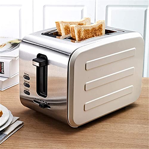 ZHBH Toaster für Zuhause Frühstücksmaschine Sandwichmaker 6 Bräunungseinstellungen Abbrechen/Aufwärmen/Auftauen… – Bild 3