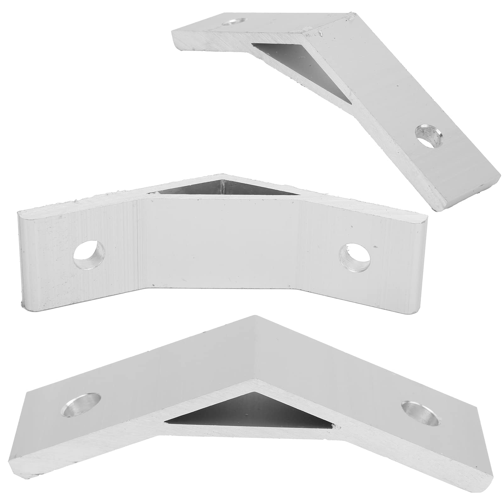 10pcs 135 Degrees Bracket Aluminum Profile Angle Bracket Accessories Angle Aluminum Alloy Corner Braces Bracket Connector Bracket(2020)