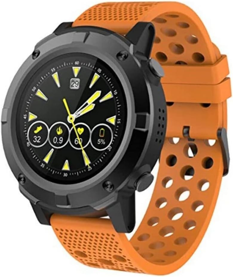 Denver SW-660 Smart Watch Bluetooth GPS Fitness Tracker Heart Rate Sensor Waterproof Notification Display Compatible with iOS and Android