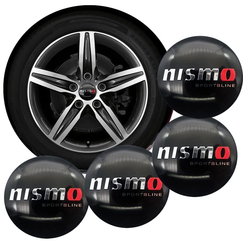3D Badge Emblem for 4 - Nismo Wheel Stickers Aluminium Self-Adhesive Non-Rusting Sticker Plated Decal Fender Logo Waterproof Monogram for All Auto mobiles, Vehicles, Cars, Bikes-image-19