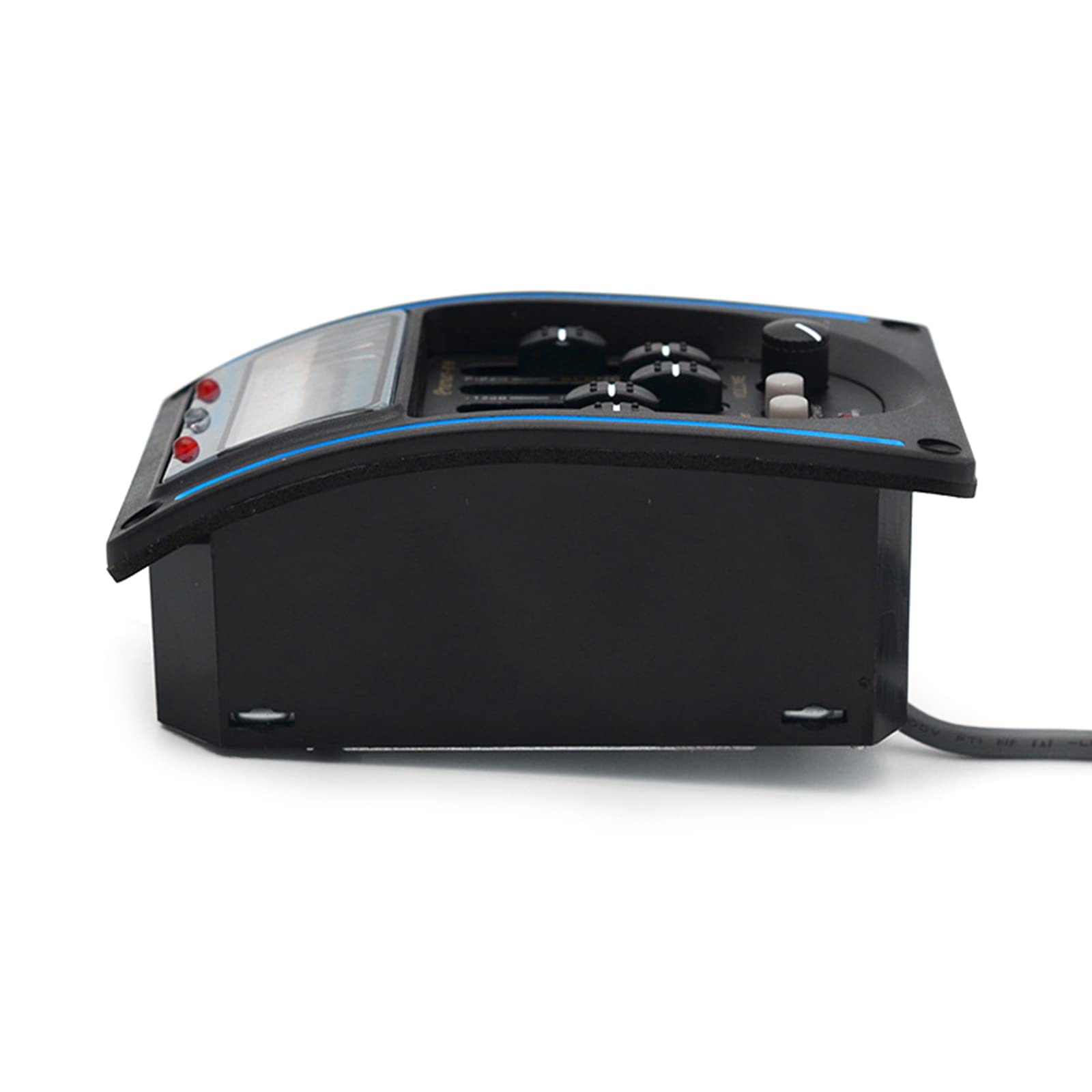 Nicear PréAmpli Guitare Acoustique Lcd 5 Bandes Avec Accordeur Et Micro PiéZo - SystèMe D'Ampli PréCâBlé En MéTal/Plastique Emplacement Pour Pile 9 V Commandes Sonores PrêTes Pour La ScèNe