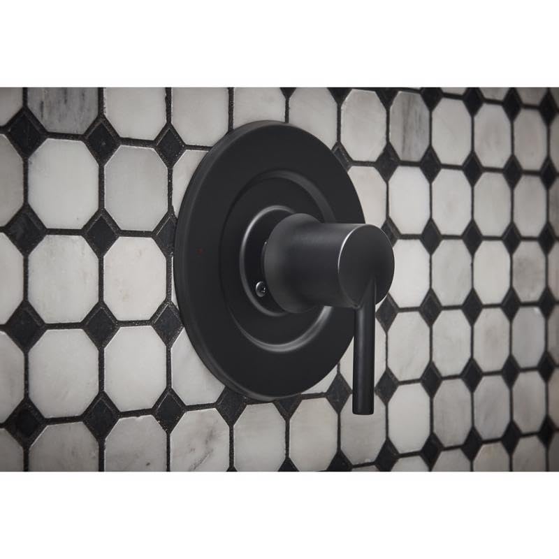 ARLYS Matte Black POSI-Temp TUB/Shower miniatura 4