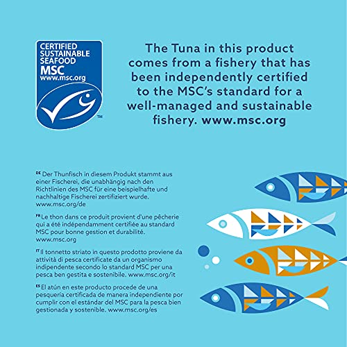 by Amazon Thunfischfilets, geschnitten, in Sonnenblumenöl, 195g, 6er-Pack