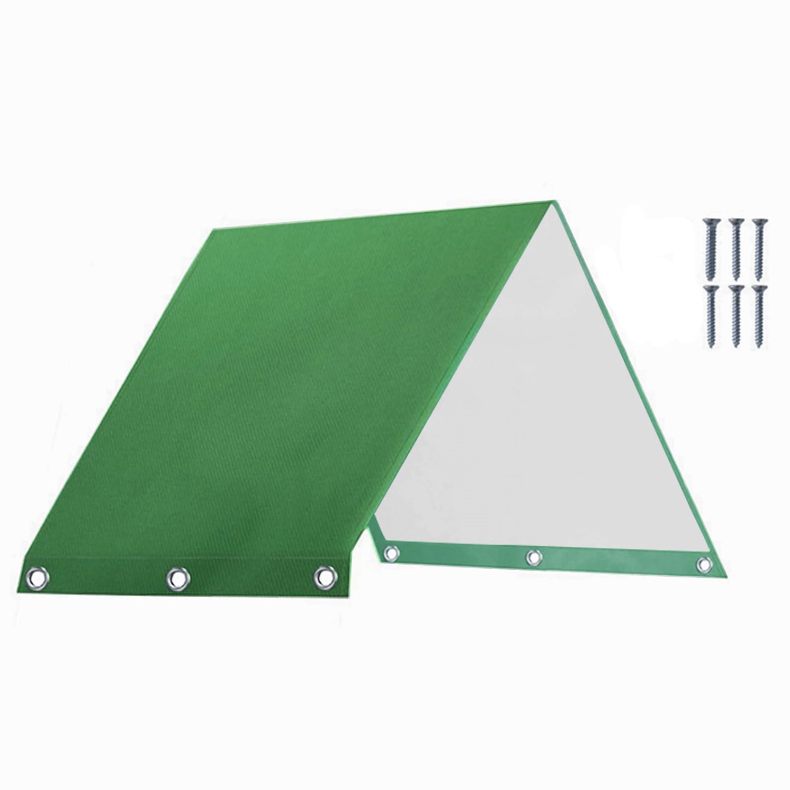 Playground Replacement Canopy, 52" x 90" Swing Set Replacement Tarp, Waterproof 210D Oxford Cloth Playset Replacement Tarp, Playground Accessories for Kids Outdoor, Backyard Playground (Dark Green)