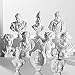 LAGOM HOUSE Greek Bust Statue and Sculptures Set of 10 PCS Bust Statue Resin Mini Greek Mythology Figurine Greek God Statue Bust Small for Decor/ Gifts /Drawing