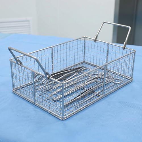 Cesta de filtración DOITOOL de acero inoxidable para limpieza de instrumentos dentales 6