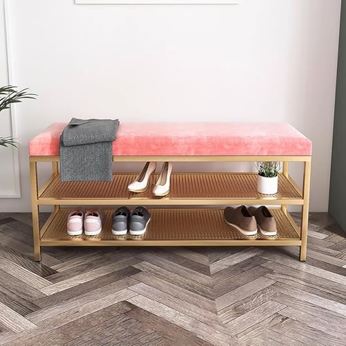 Étagère à chaussures salon et entrée meuble avec assise douce
