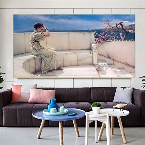 Kit peinture 5D Lawrence Alma-Tadema Attentes format 50x61 cm