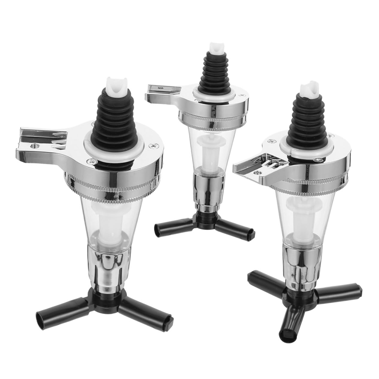 SOIMISS 3 Piezas Dispensador de Licor Montado Pared Bomba Dosificadora para Bebidas Ahorro Espacio y Control de Porciones para Bares y Cocinas
