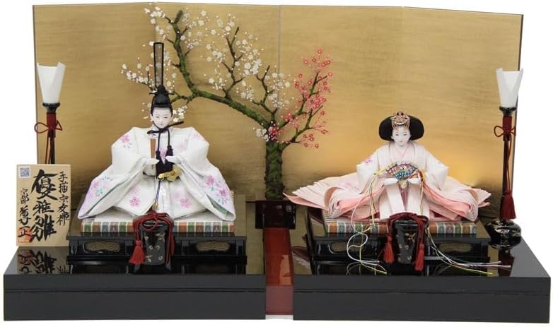 雛人形親王平飾り 尊正 優雅雛 十一番 手描京友禅 hn268