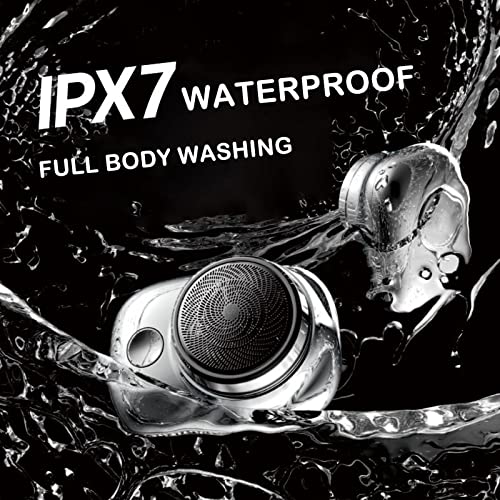 Electric Razor For Men,Mini-Shave Portable Electric Shaver,Rechargeable Multifunction Portable Travel Shaver For Men's Beard Shaving Trimming Grooming Suitable For Home,Car,Travel-Silvery #TOP2